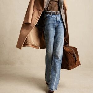 Banana Republic Classic Blue Wide Leg Jeans